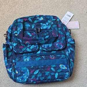 NWT Lug Mini Puddle Jumper in Peacock Multi